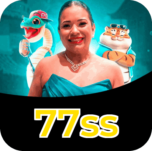 Interface do aplicativo 77ss mostrando jogos disponíveis no iOS e Android